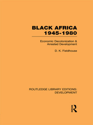 cover image of Black Africa 1945-1980